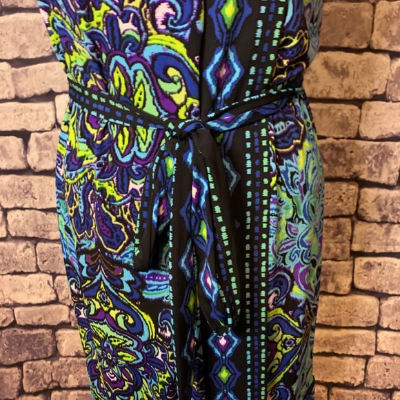 Premise Dress Faux Wrap Dress Size M - Picture 3 of 11